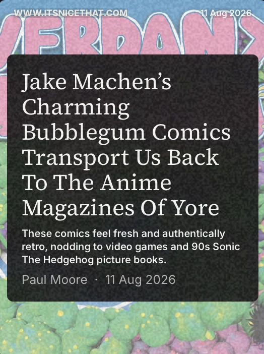 Editorial article card